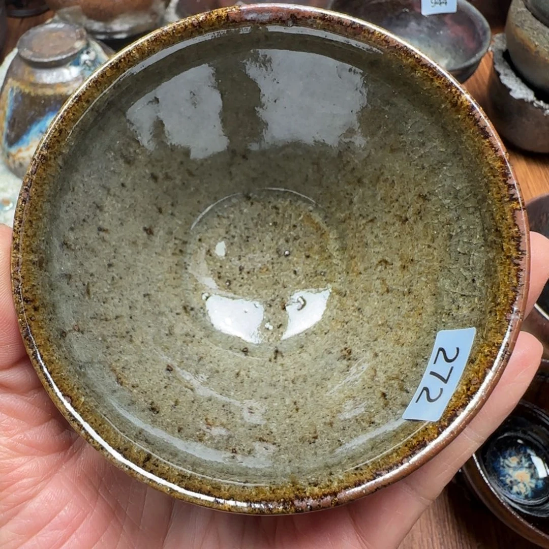 柴烧建盏茶盏茶杯272