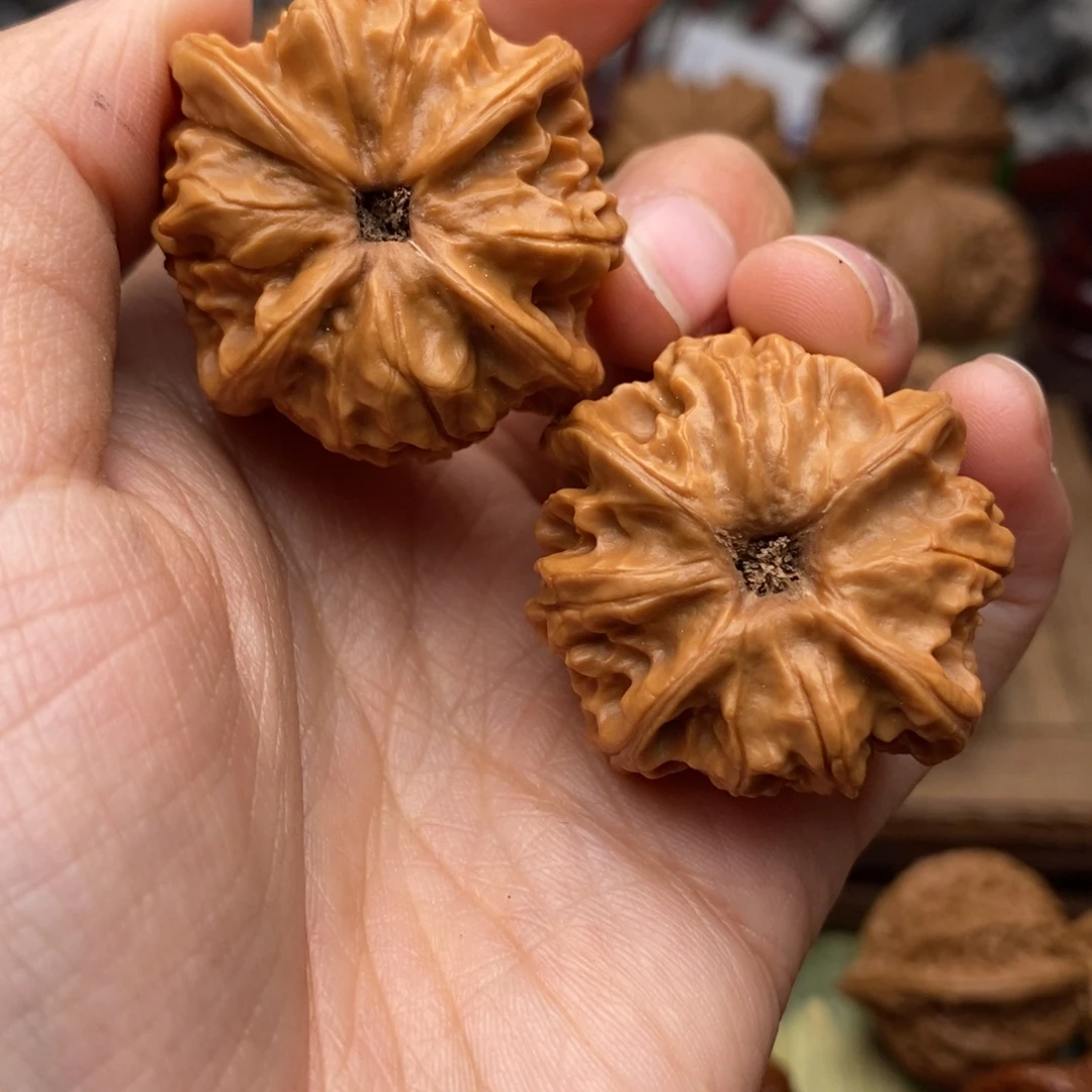 把件文玩核桃109号37玉玺四棱