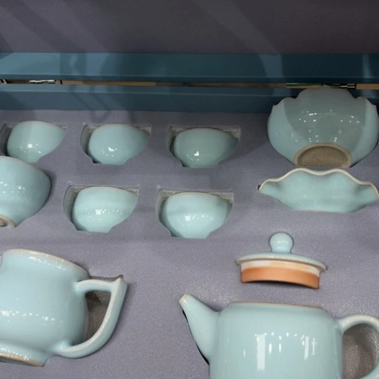 瓷片陶瓷茶具汝瓷茶具
