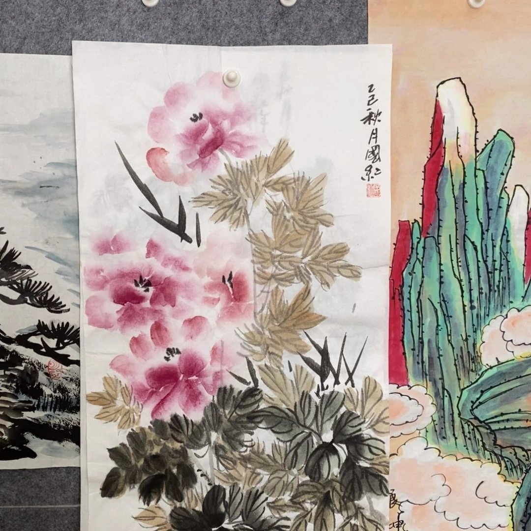 国画手写手绘国画作品130