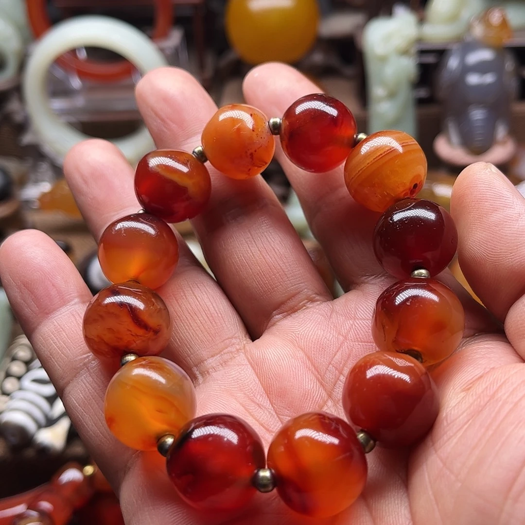 玛瑙/玉髓未镶嵌车挂