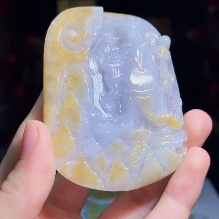 翡翠未镶嵌吊坠(不含链)X118