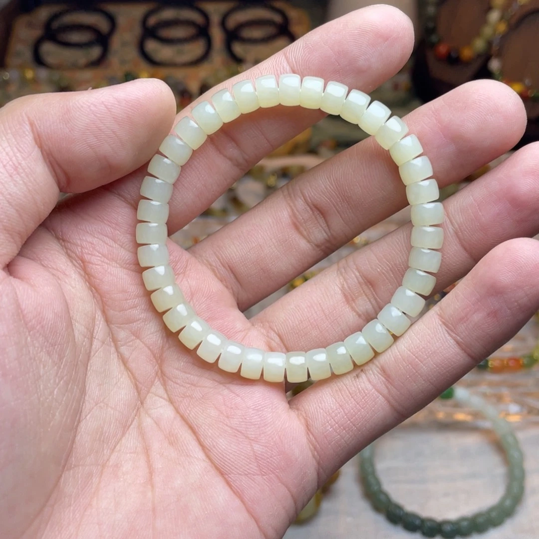 和田玉未镶嵌手链