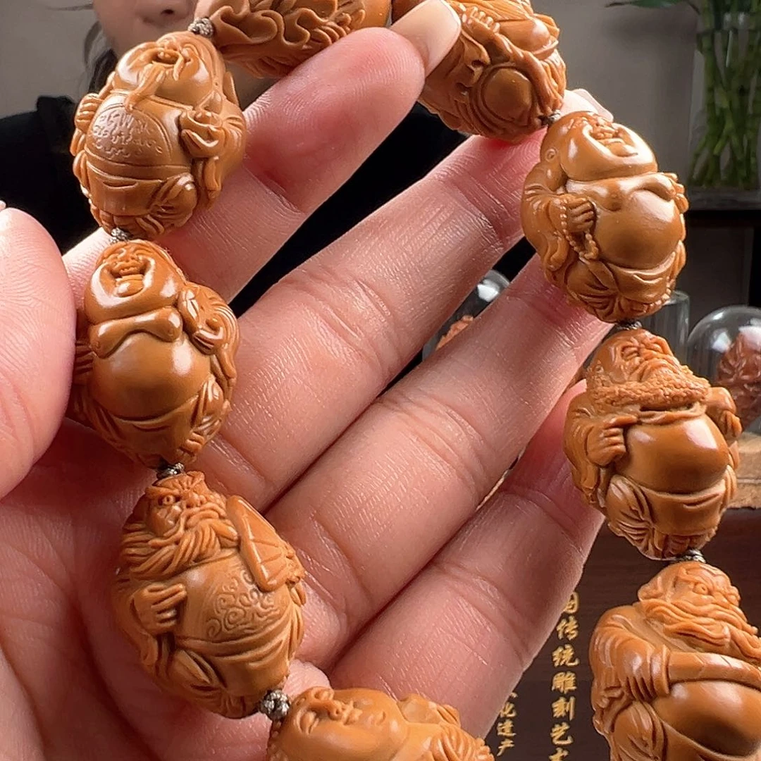 橄榄核手串/手链缘*橄榄核雕橄榄核