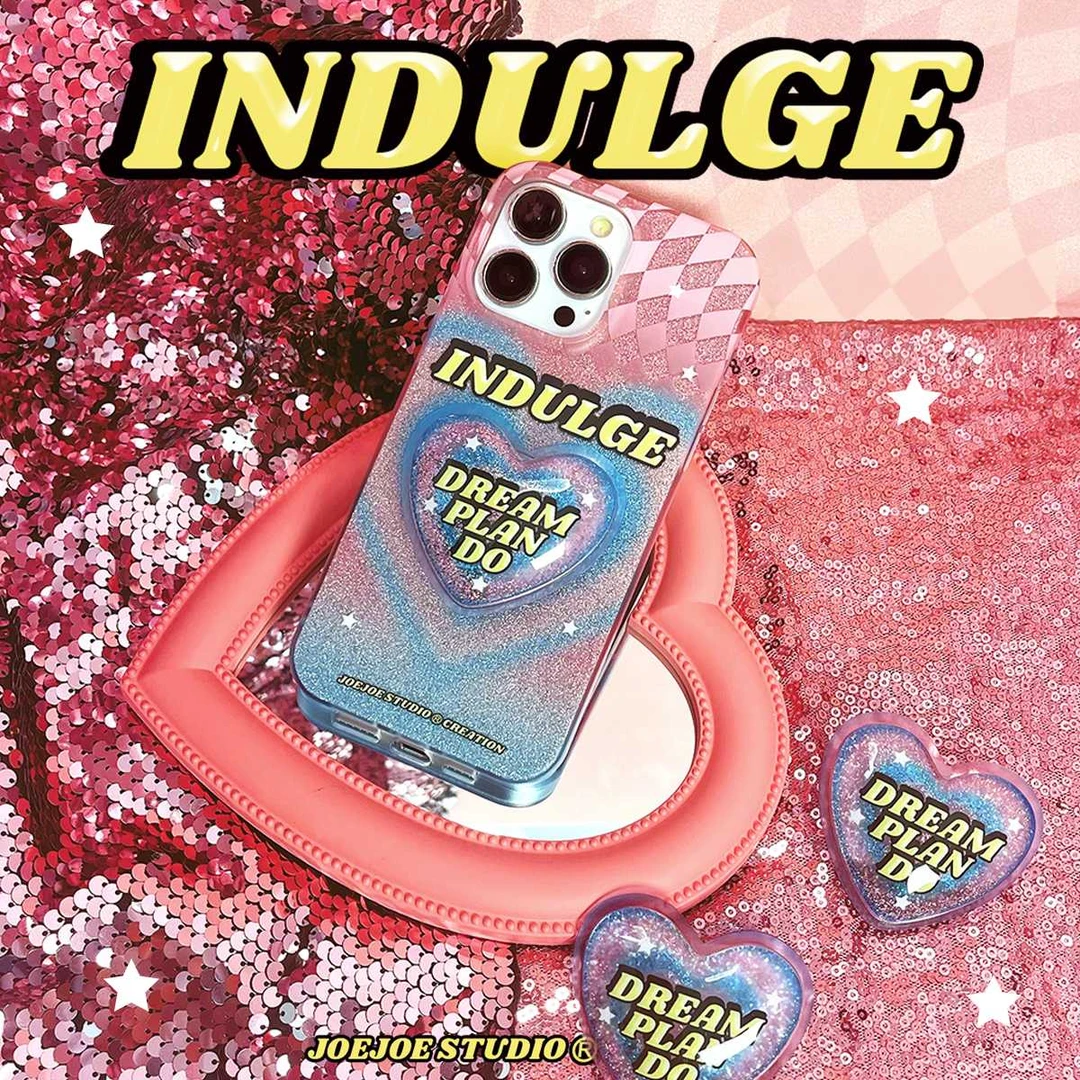 JOEJOE原创闪心适用苹果13手机壳iPhone14pro max双层12粉色Y2K格