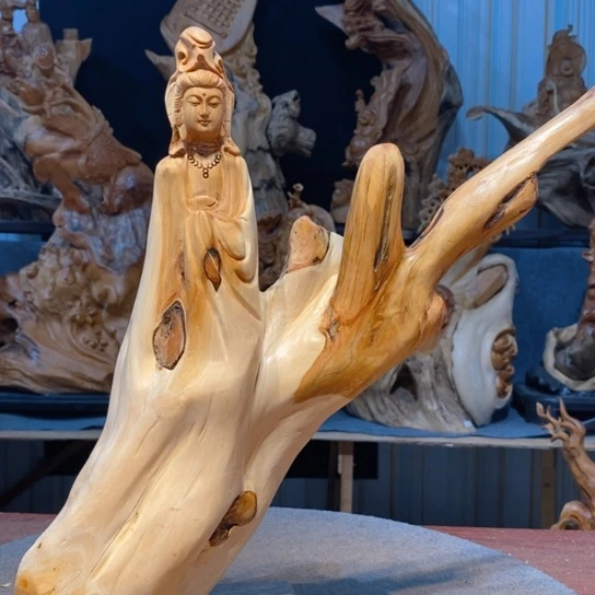 柏木（崖柏）根雕摆件