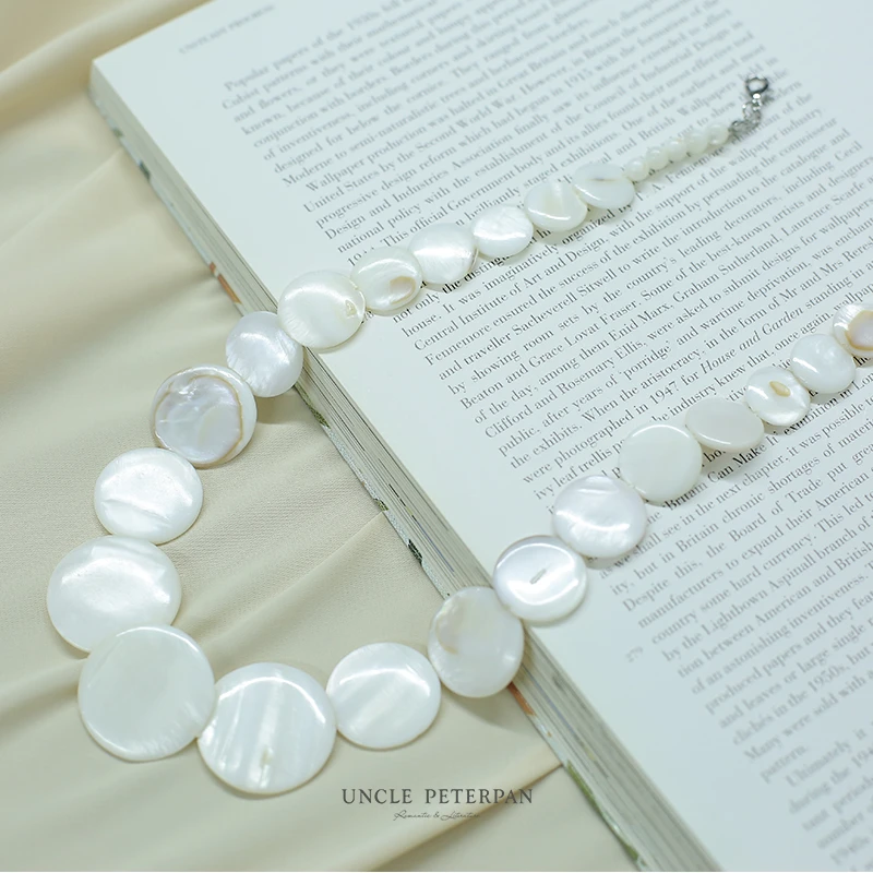 合金亚克力项链 串珠异形渐变项链