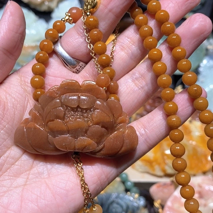 岫玉毛衣链未镶嵌