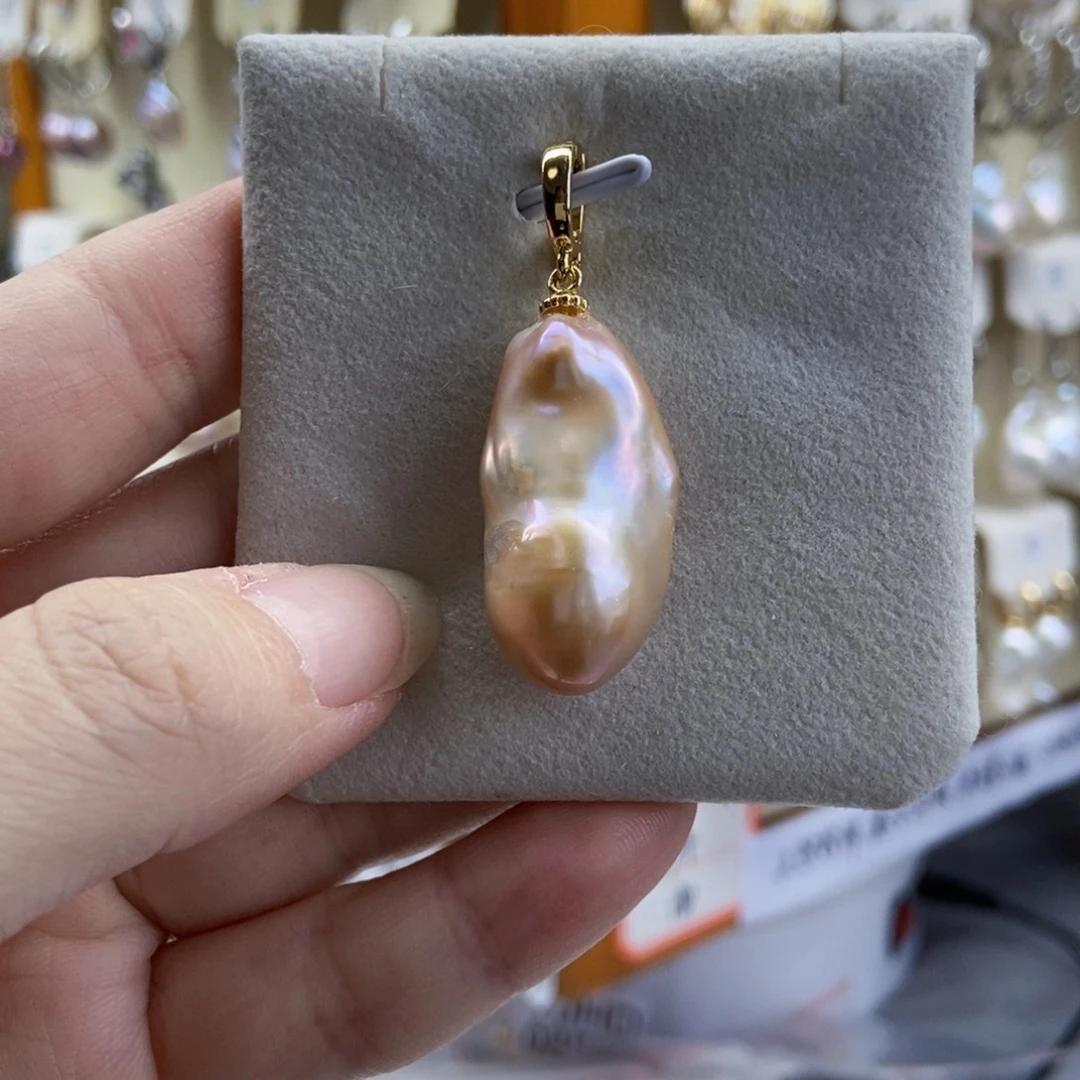 淡水珍珠吊坠(不含链)合金特价716