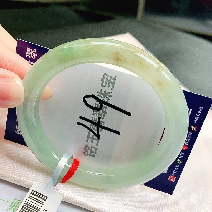 翡翠未镶嵌手镯缅甸天然a货翡翠手镯