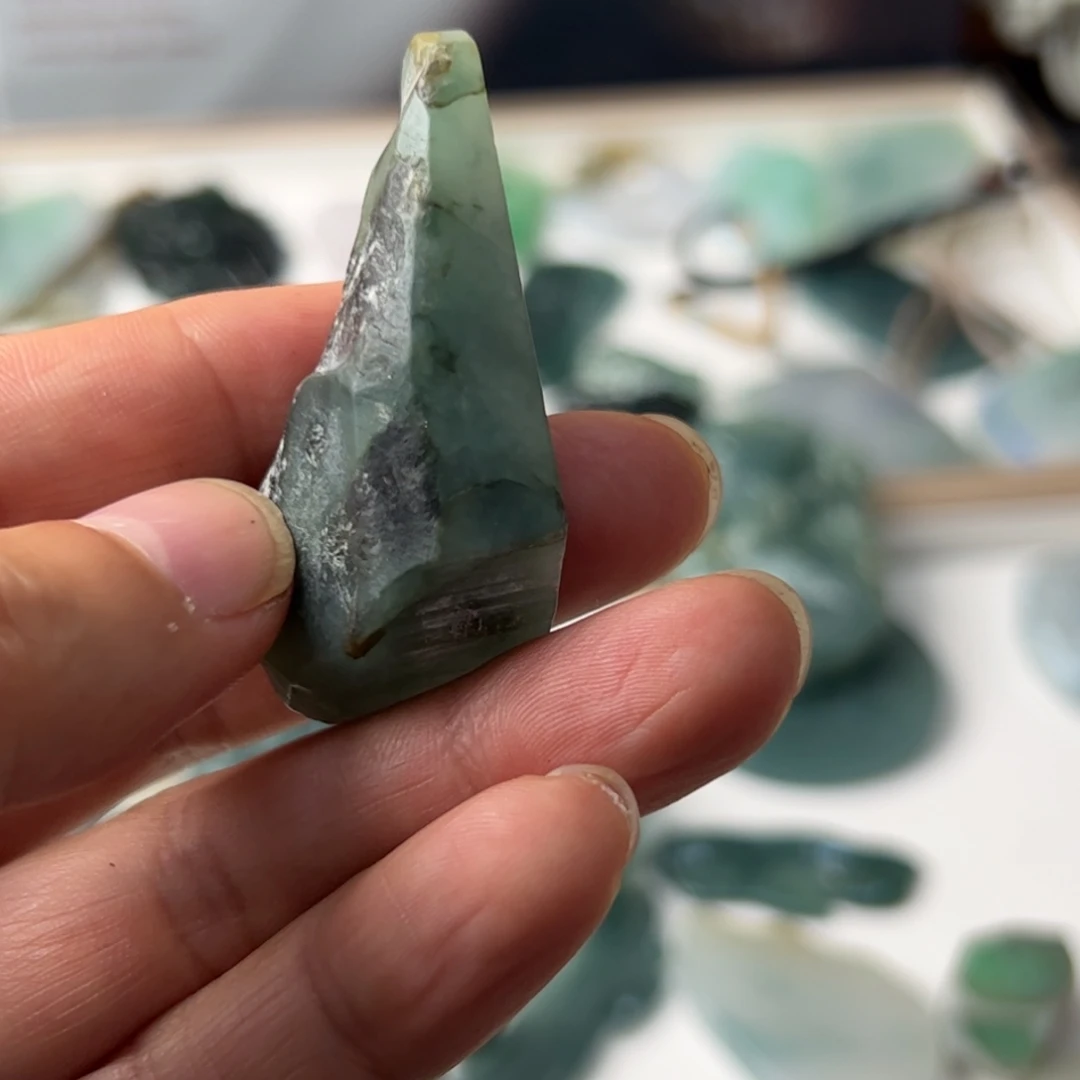 翡翠银S925镶嵌颈饰