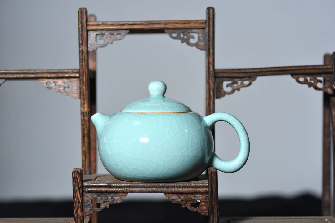 16清凉寺汝瓷汝窑西施茶壶