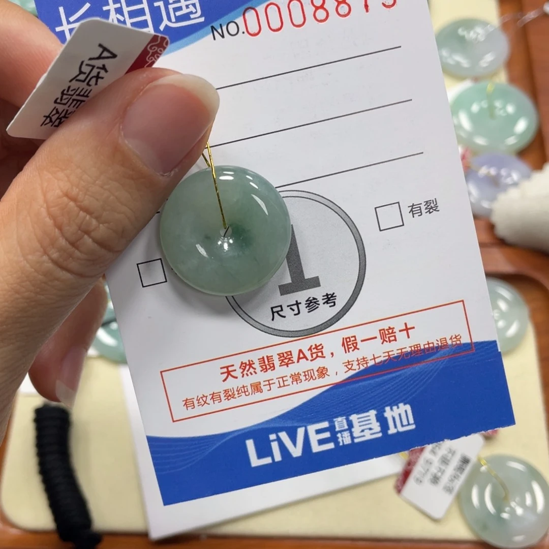 翡翠颈饰未镶嵌翡翠吊坠x 8879