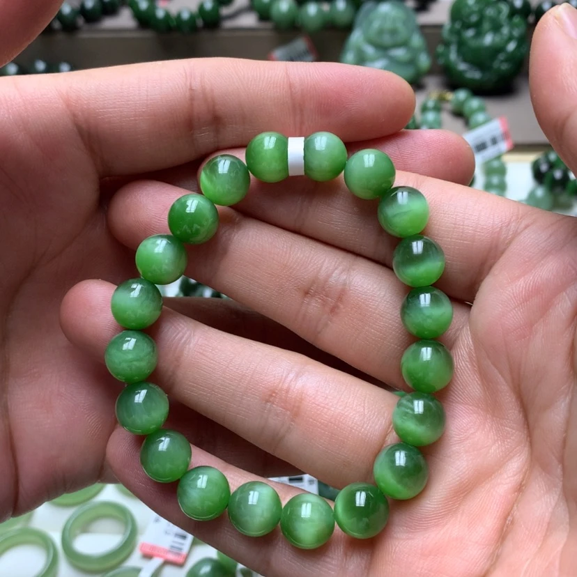 【闪购商品】手链未镶嵌和田玉（碧玉）