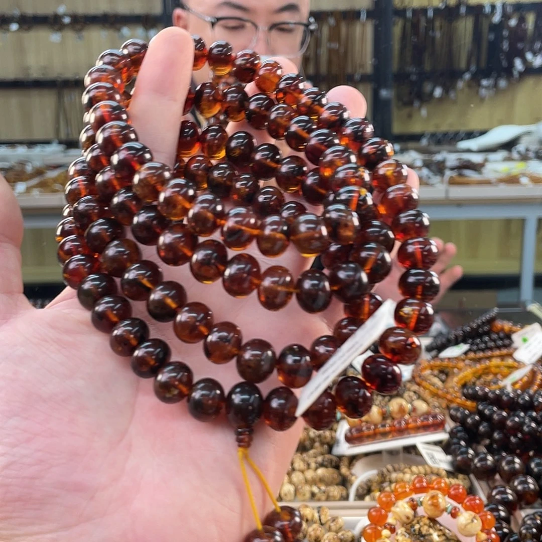 陈***四琥珀未镶嵌裸石12 108 樱桃红