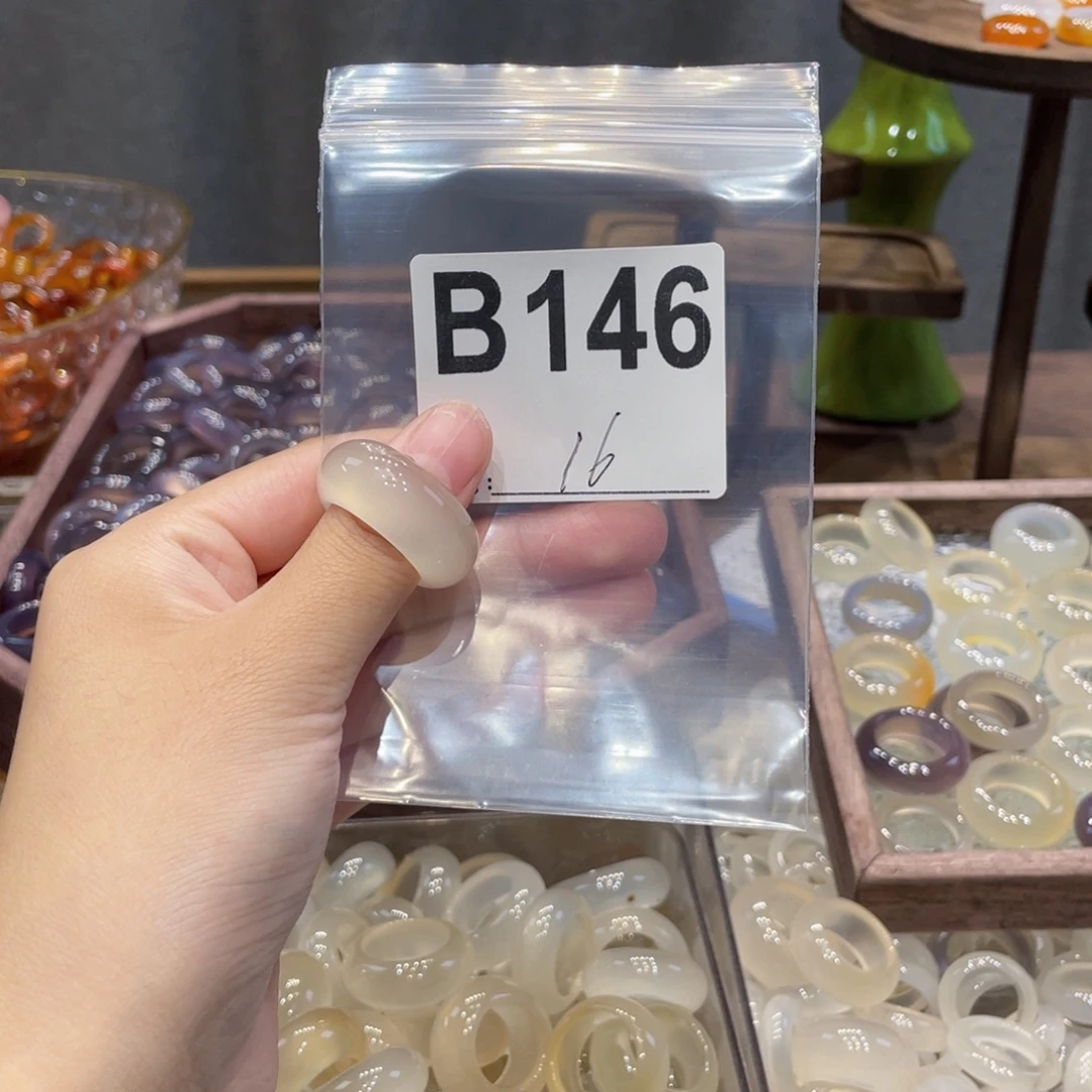 玛瑙/玉髓未镶嵌戒指146