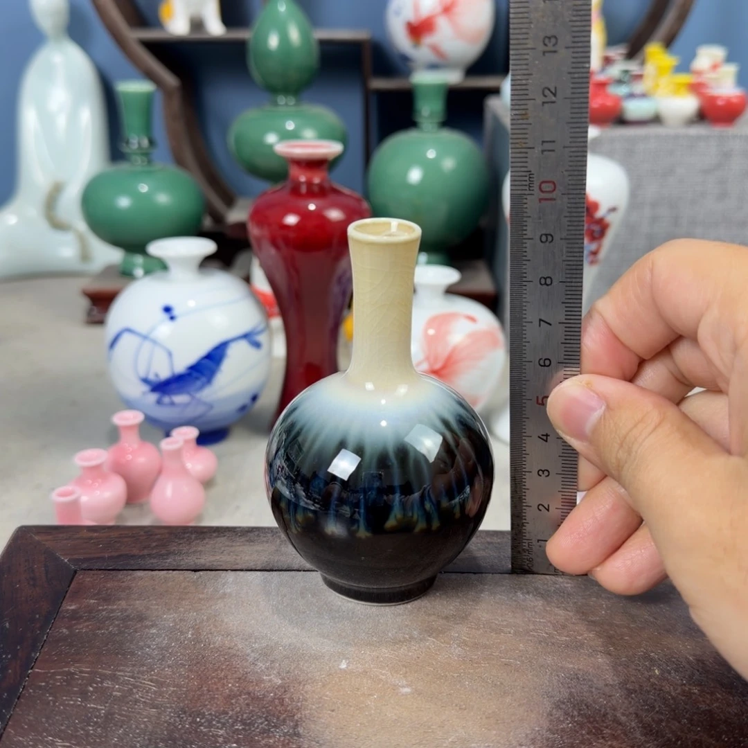 陶瓷手工小花器摆件