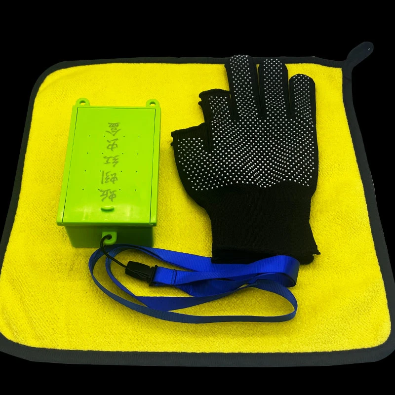 红虫蚯蚓收纳盒挂脖设计方便随身携带鲫鱼大叔同款红虫盒蚯蚓盒