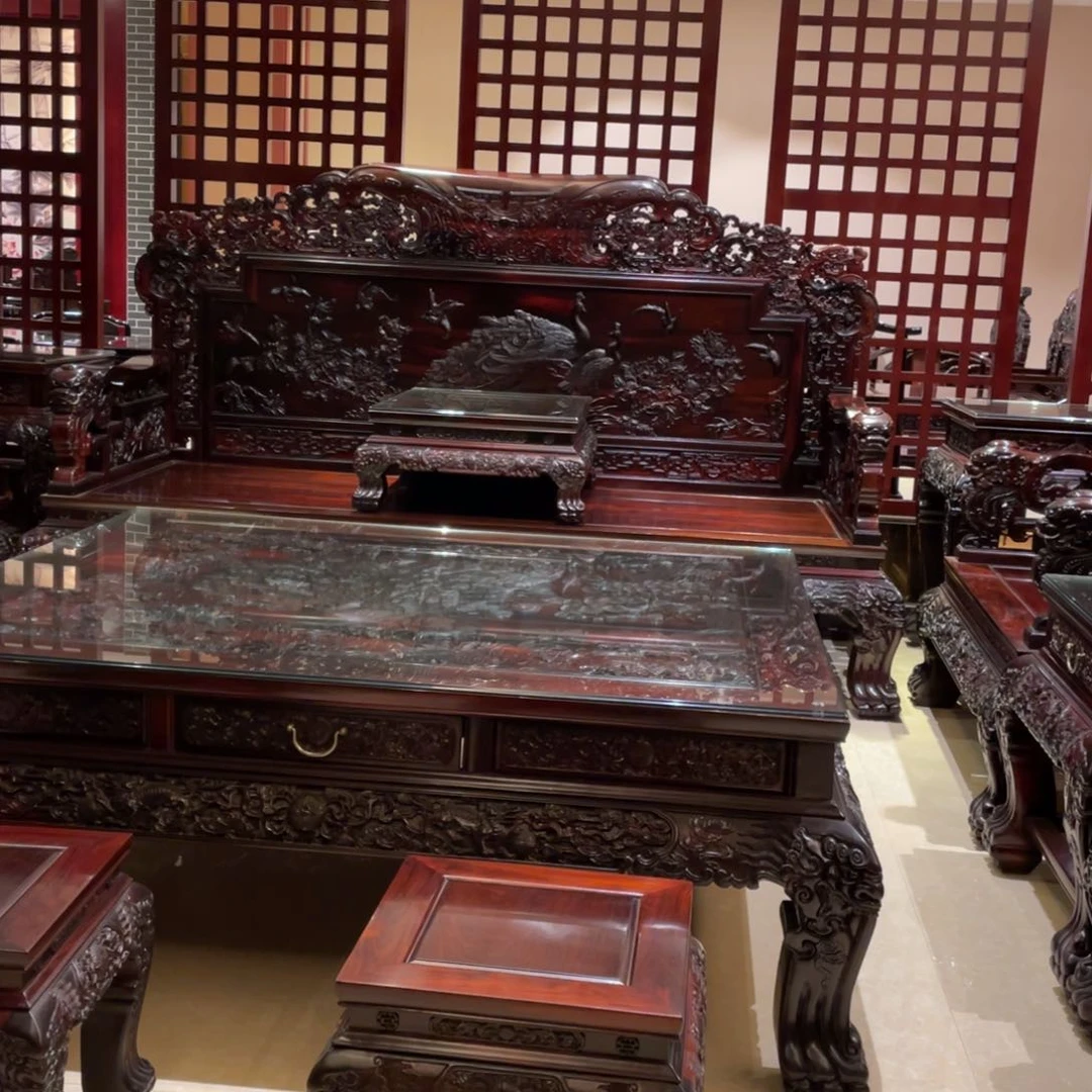 红酸枝木类成套家具
