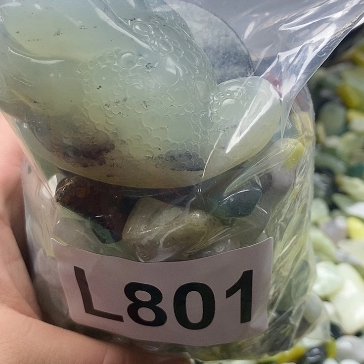 岫玉鱼缸石未镶嵌