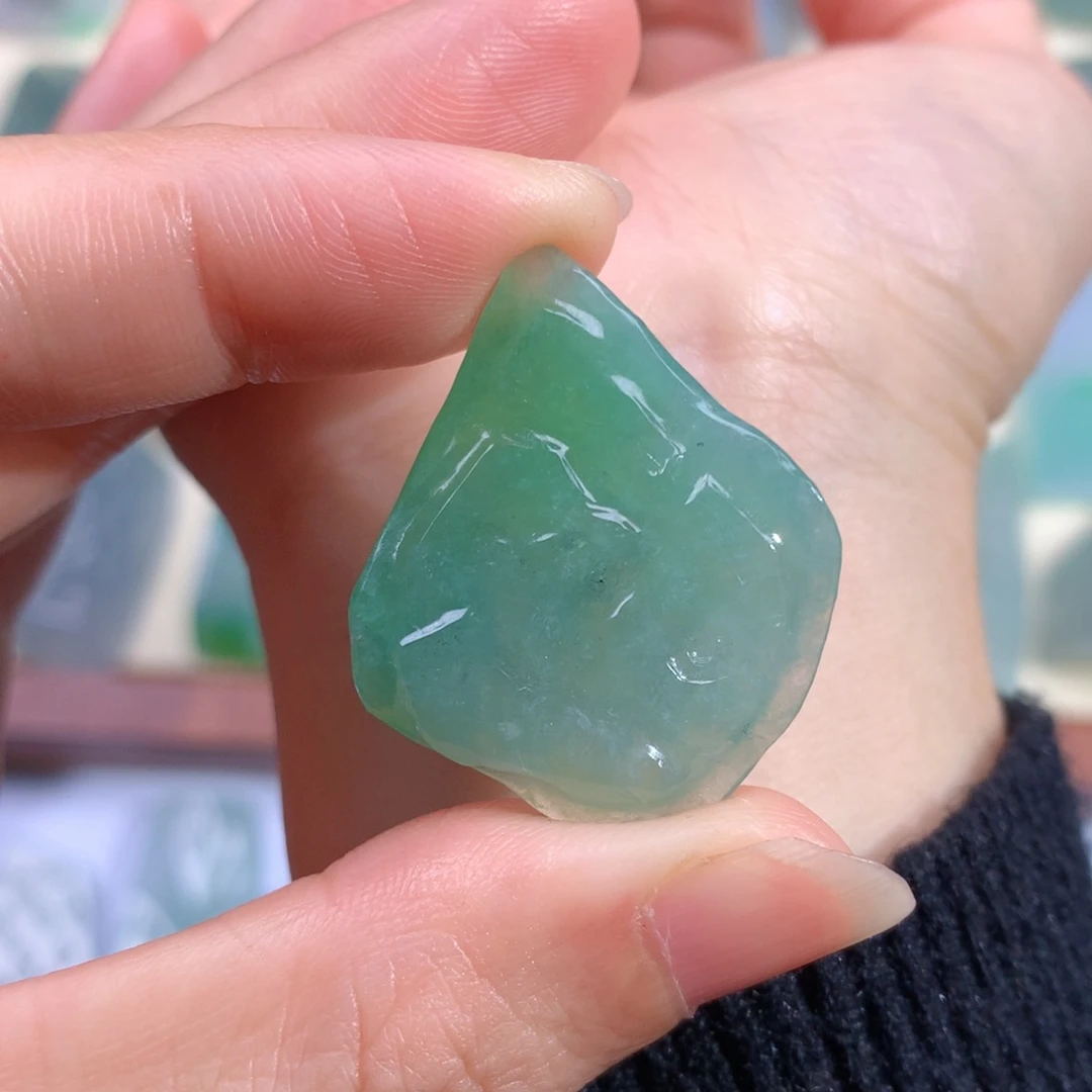 翡翠未镶嵌颈饰天然缅甸翡翠包邮