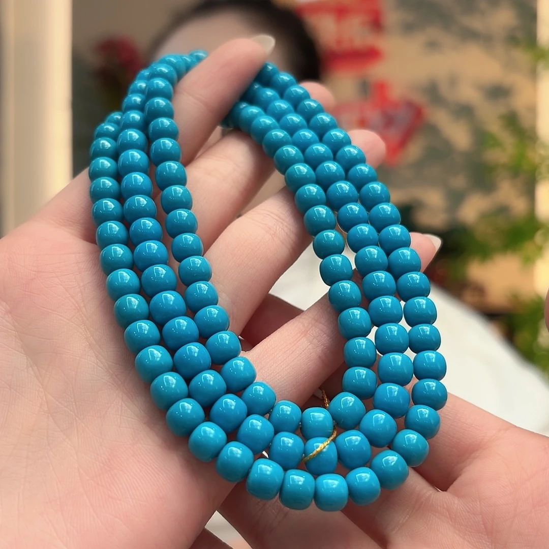 绿松石未镶嵌颈饰