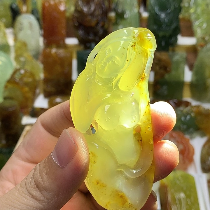 蛇纹石玉未镶嵌珠宝半成品