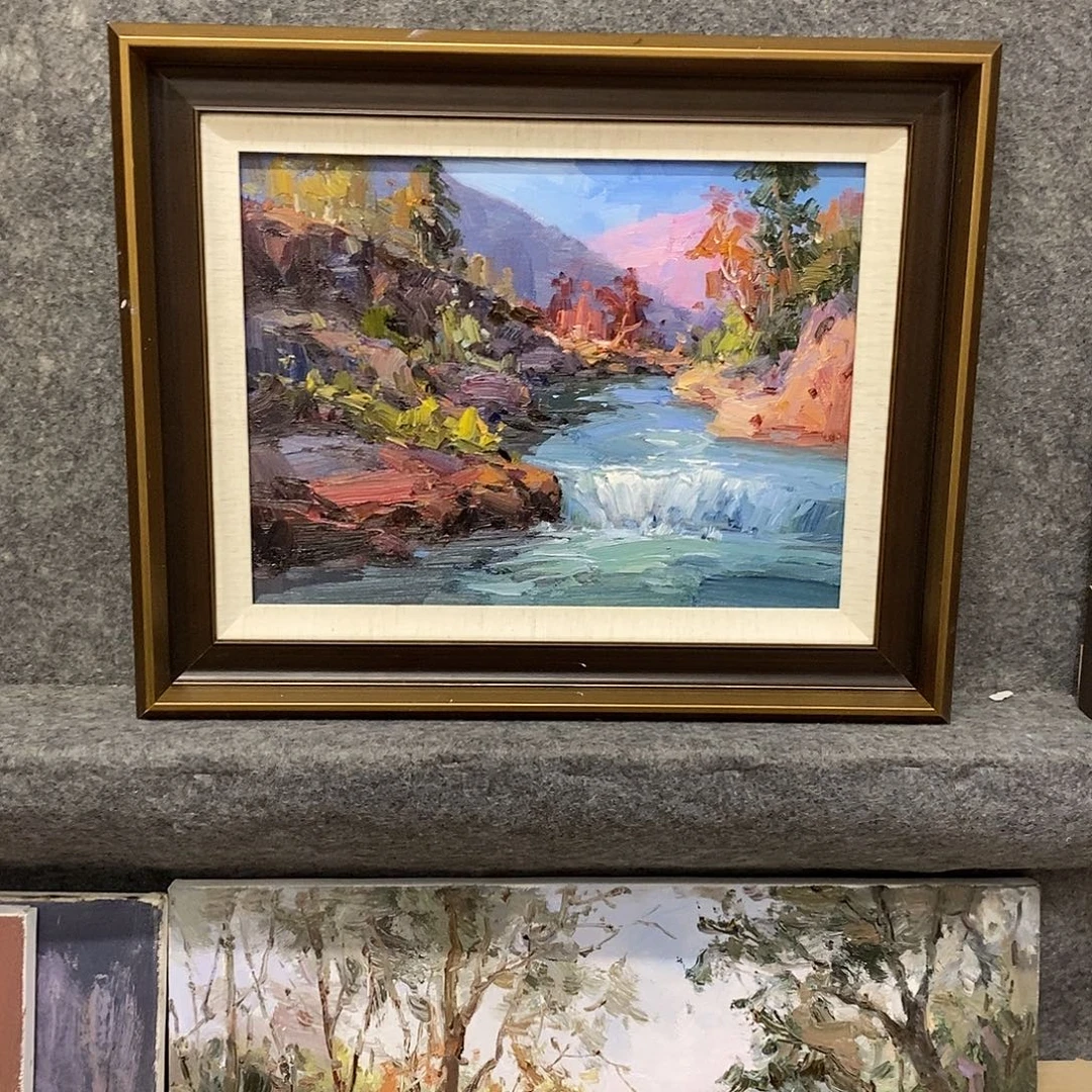 油画带外框画芯尺寸40x30cm
