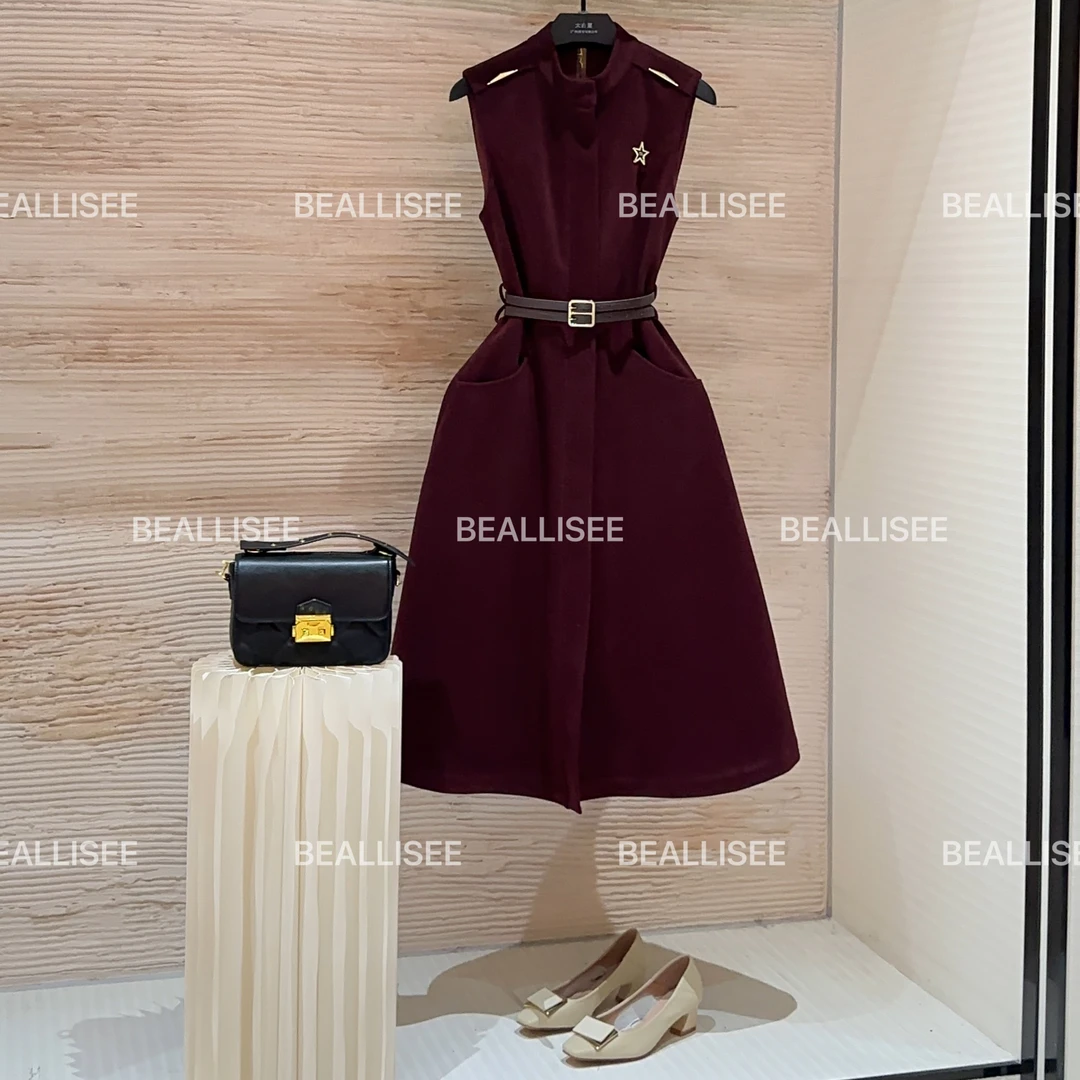 【宠粉价】秋冬新款无袖显瘦国风时尚宽松连衣裙W-A1589