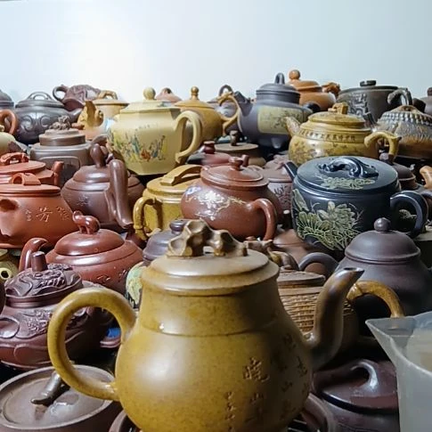 茶壶段泥宜兴原矿段泥柴烧手工350cc紫砂壶