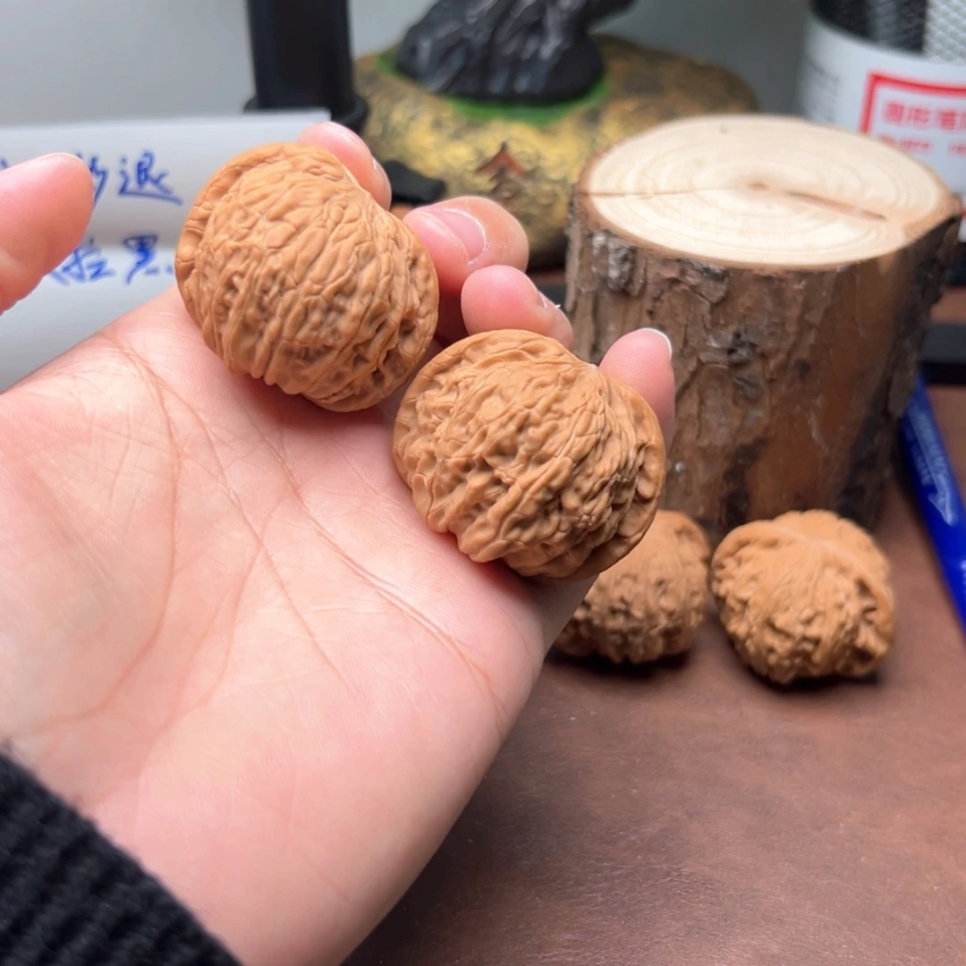 吊坠文玩核桃40全品磨盘5