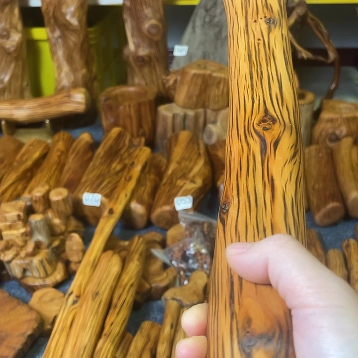 冰***花大叶紫檀（黑酸枝木类）太行崖柏棍子