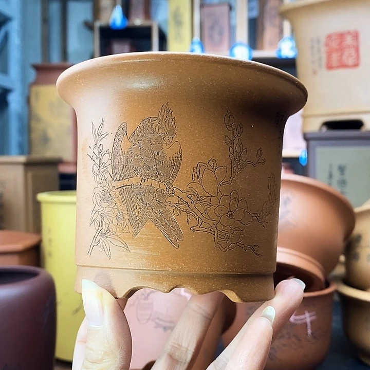 紫砂精刻特价120包邮