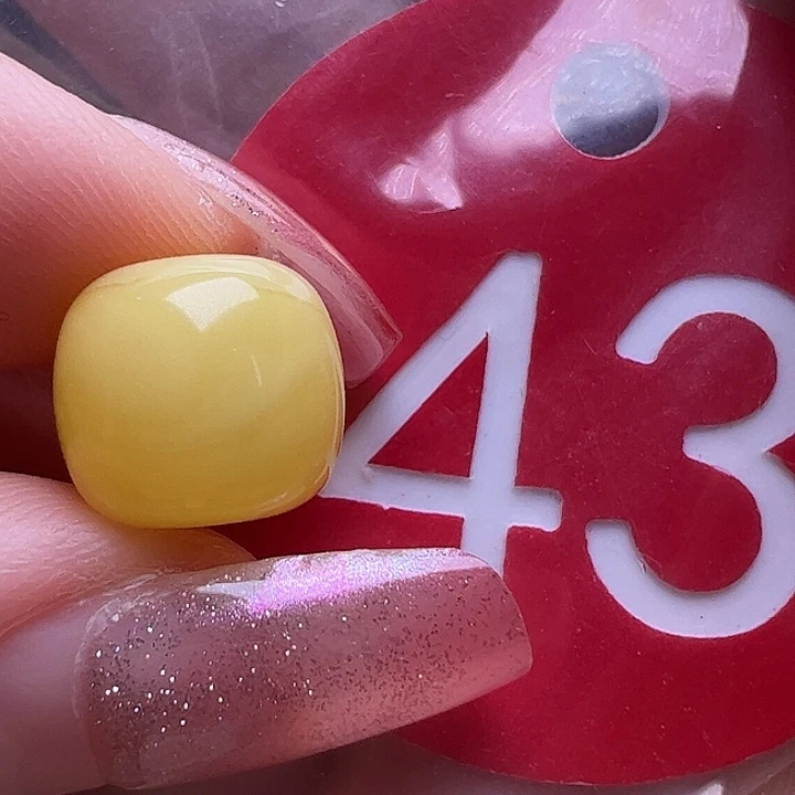 未镶嵌蜜蜡裸石微花粉10.4mm老型