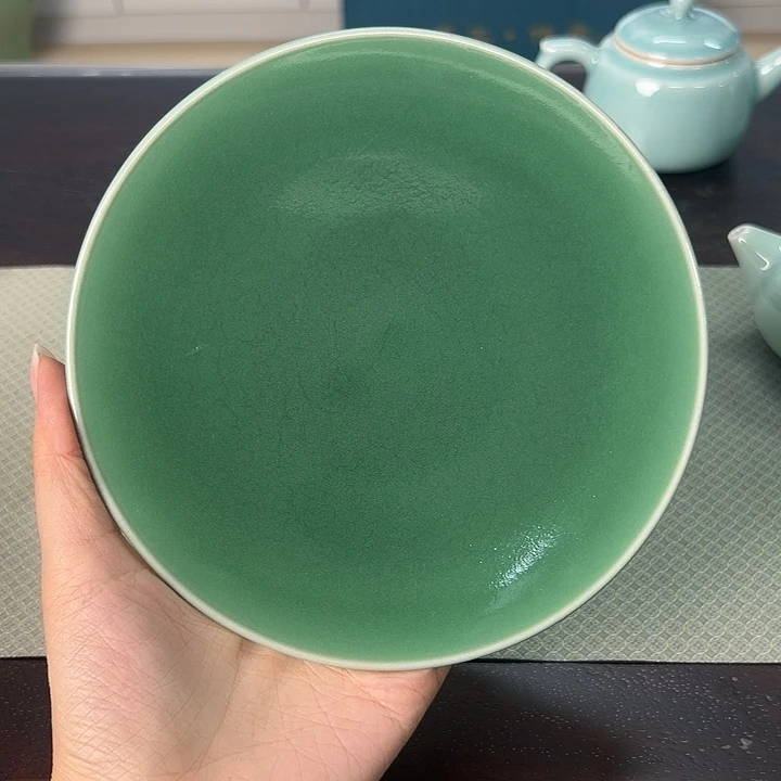 龙泉云间青瓷小米茶器