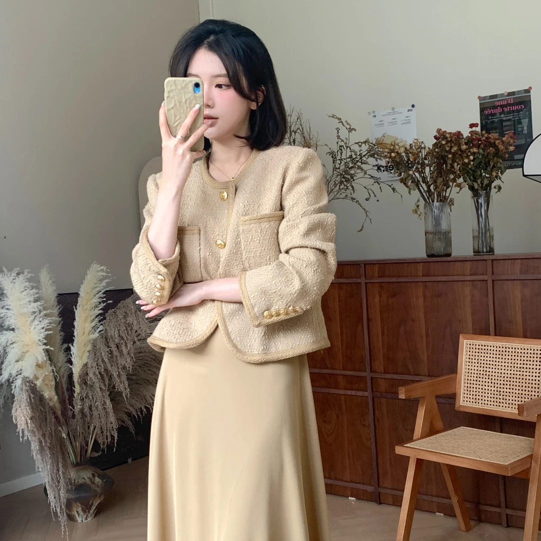 【芝士Cheese】秋日集韩剧女主小香外套长袖小香风百搭短款 秋上新