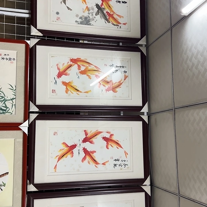 国画知鱼之乐纯手绘