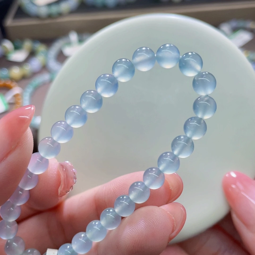 未镶嵌手链翡翠高冰晴卡6