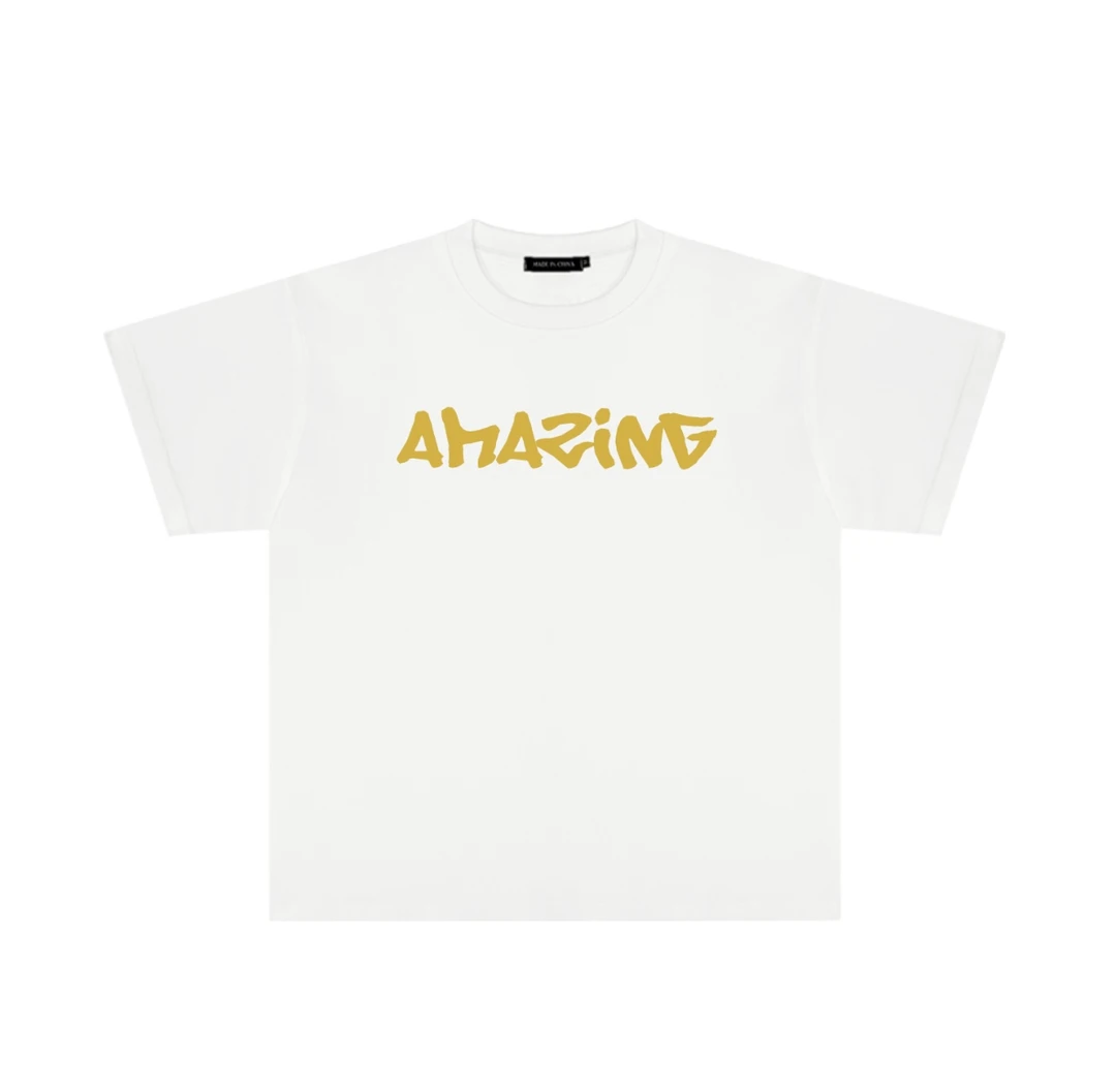 立夫logo“Amazing”定制款正肩100%纯棉T