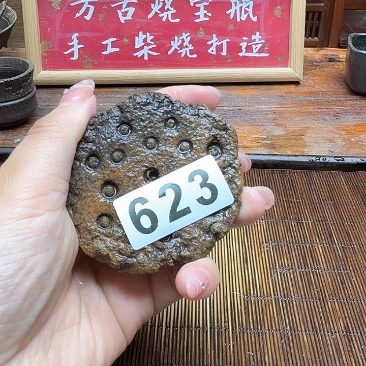 纯手工制作粗陶茶具