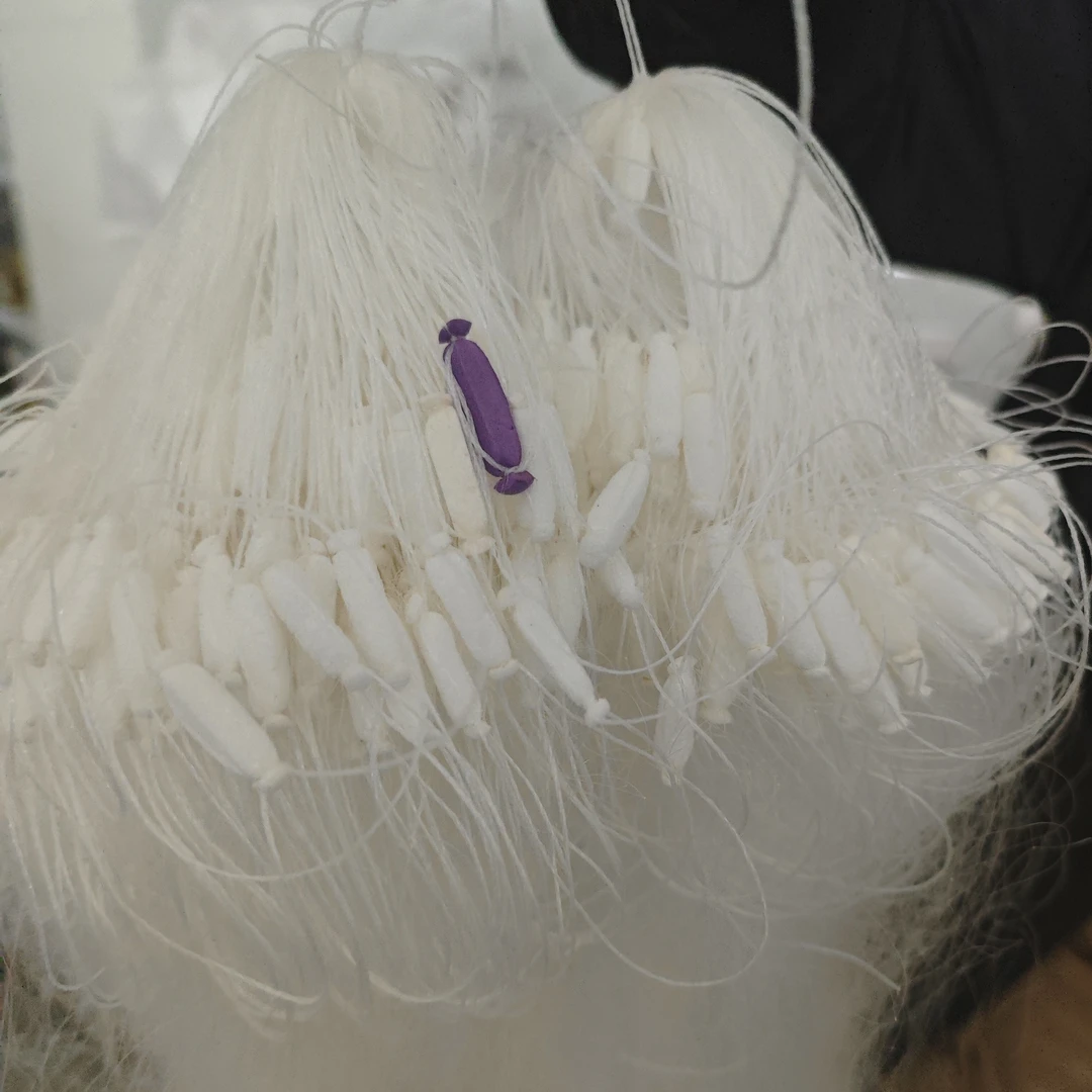 三层加密鲫鱼网挂网捕鱼网适合捕翘嘴黄古等鱼类