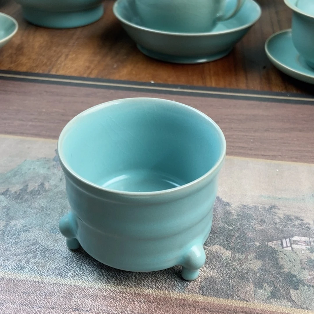 摆件瓷原产地原矿汝瓷～茶器