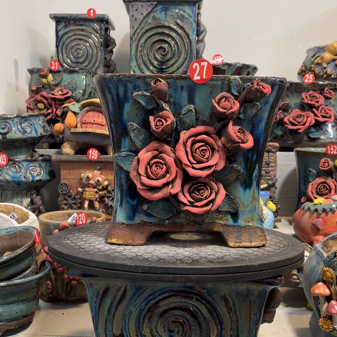 陶瓷27 号陶然花盆