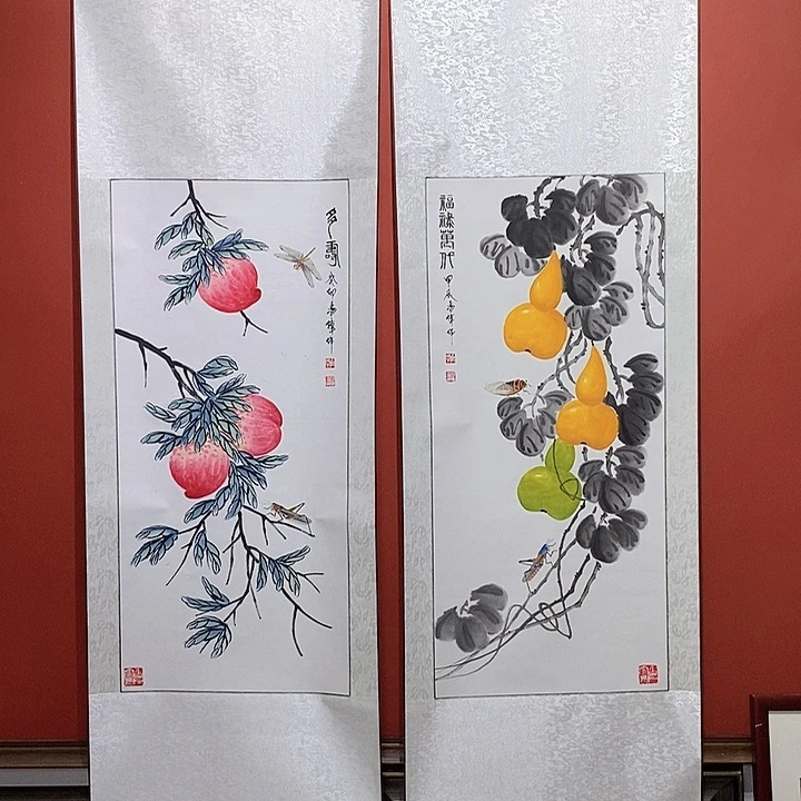 国画冯伟老师手绘国画作品音浩