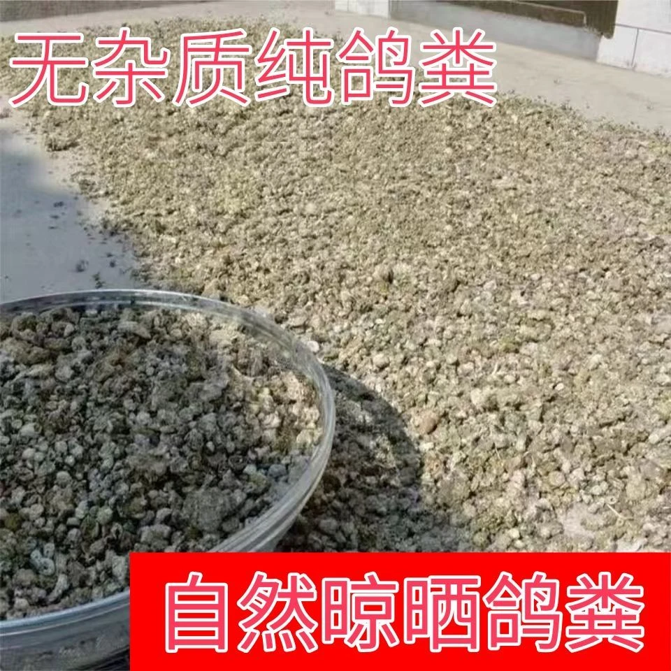 鸽子粪生物有机肥纯干鸽粪自然晾晒种菜花卉果园粪营养粪