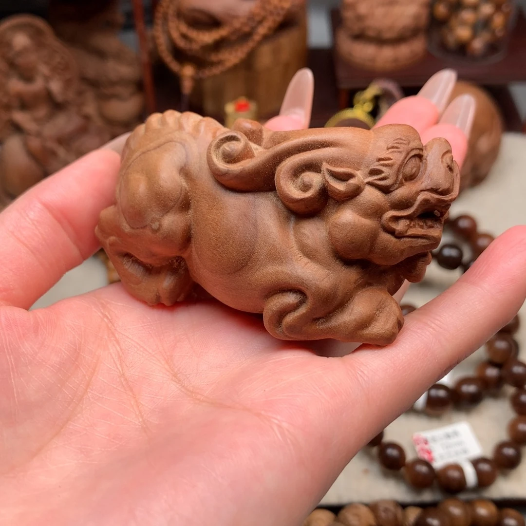 檀香木把件老山檀香貔貅