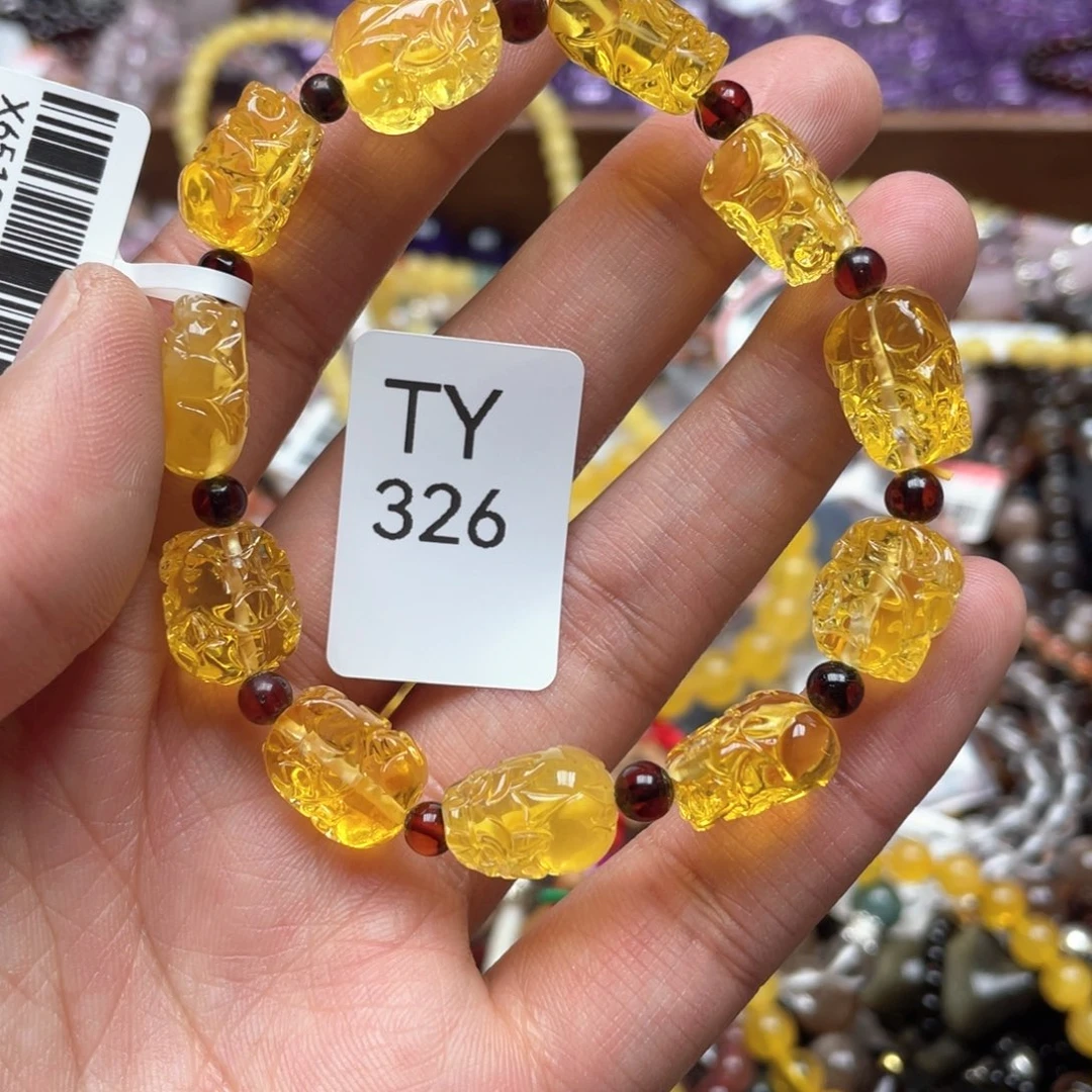 琥珀手链未镶嵌手串