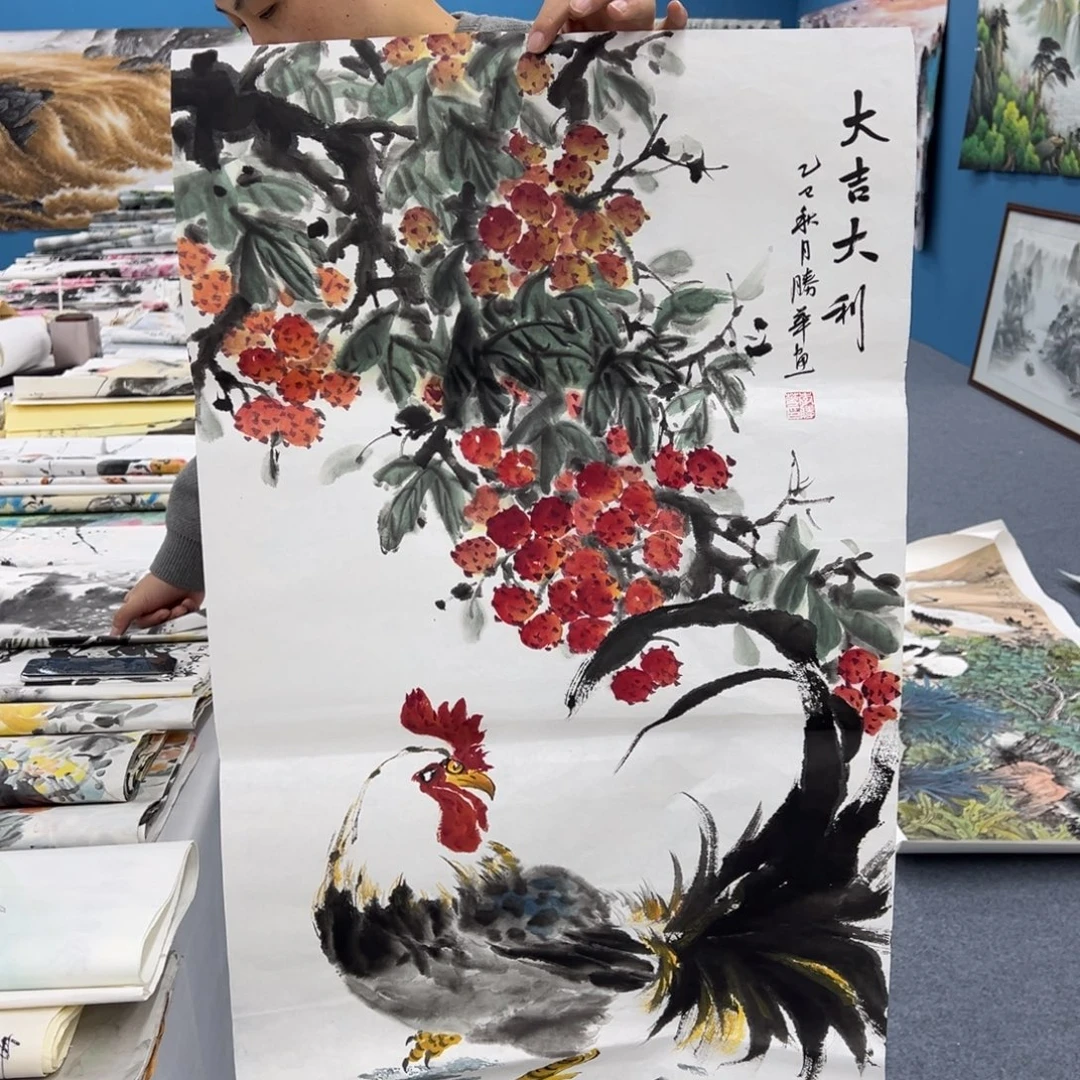 国画纯手绘作品欣赏1