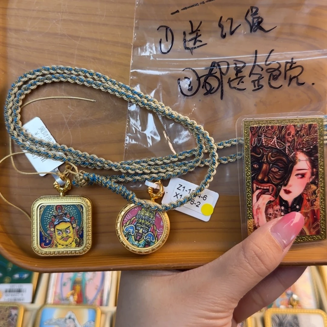 吊坠古祥s手绘唐卡