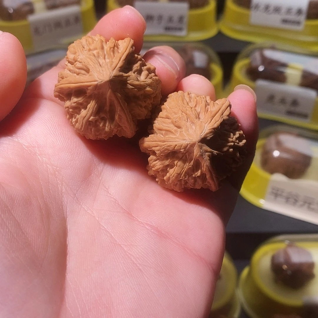 文玩核桃把件37文山奔